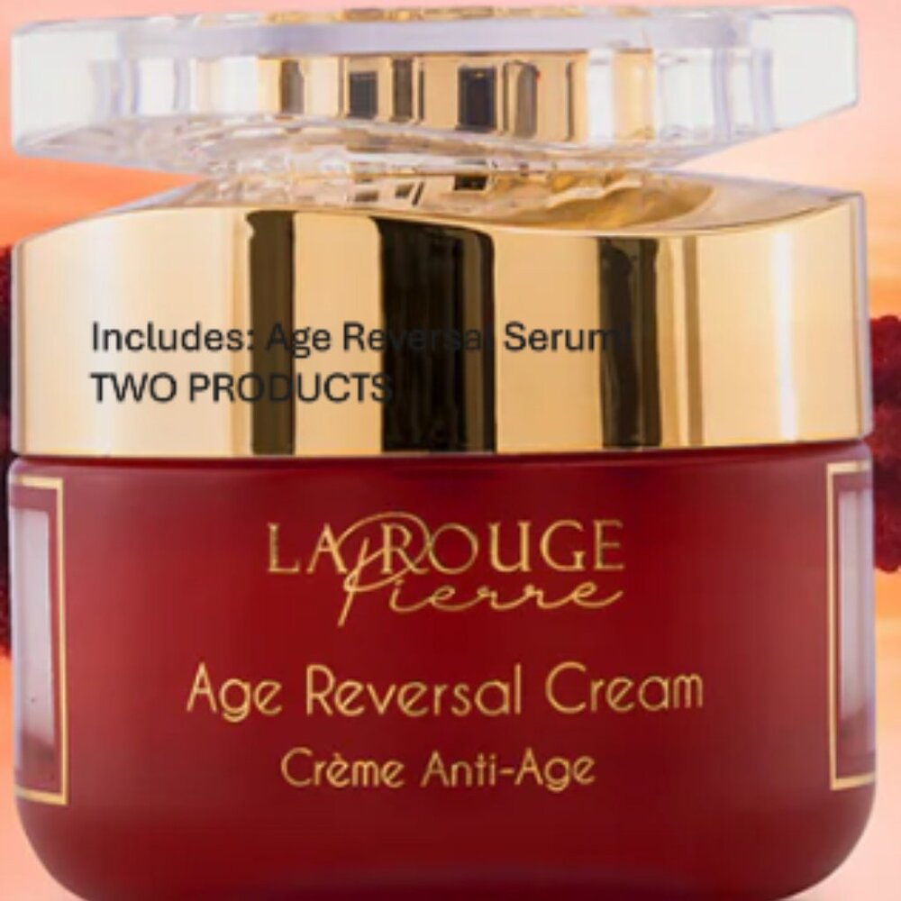 TWO ITEMS: LaRouge Pierre Age Reversal Cream & Age Reversal Serum set
